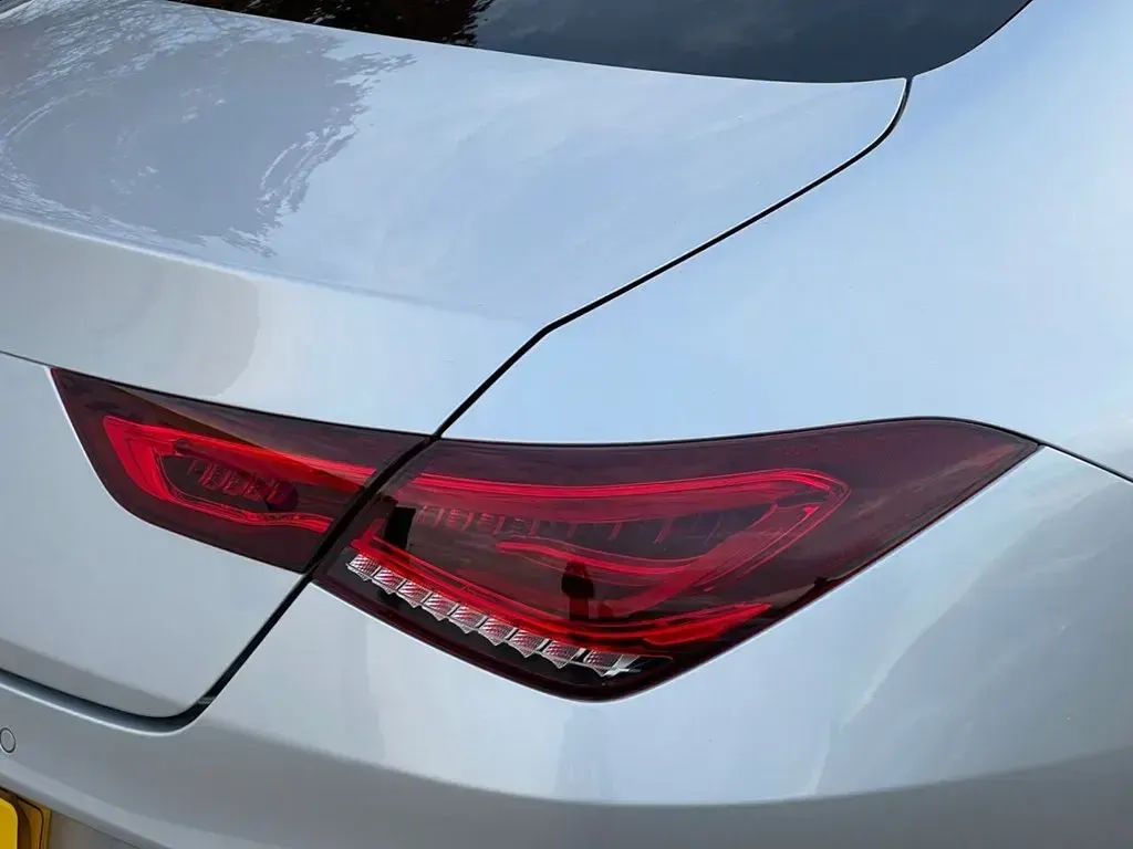 Used Mercedes CLA180 AMG line 136 HP (100 kW) 2021 Silver Sedan