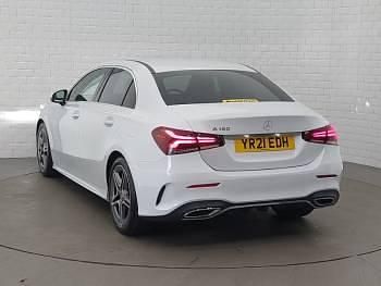 Used Mercedes A180 AMG line 136 HP (100 kW) 2021 White Sedan