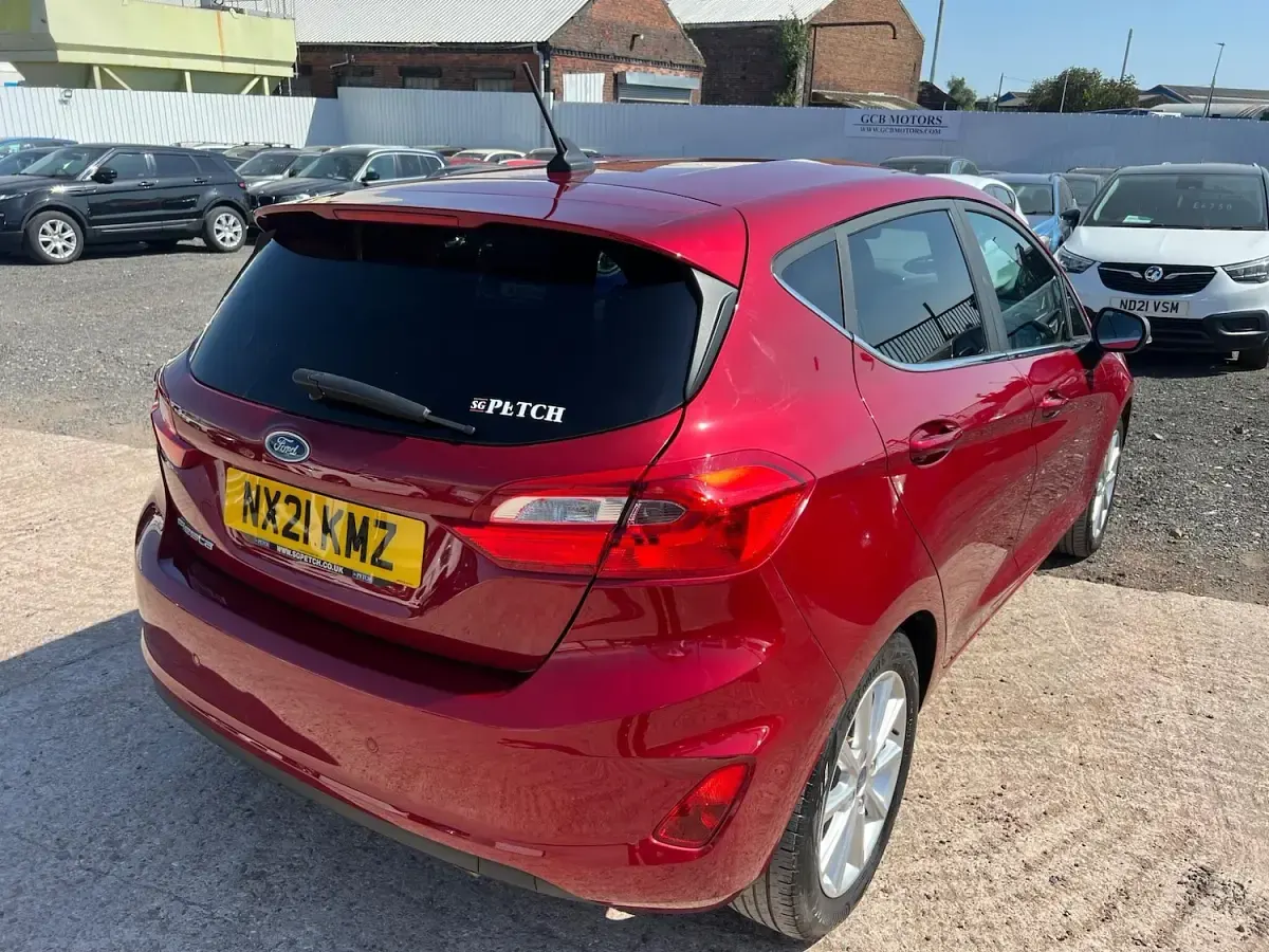 Used Ford Fiesta Titanium 2021 Red Hatchback