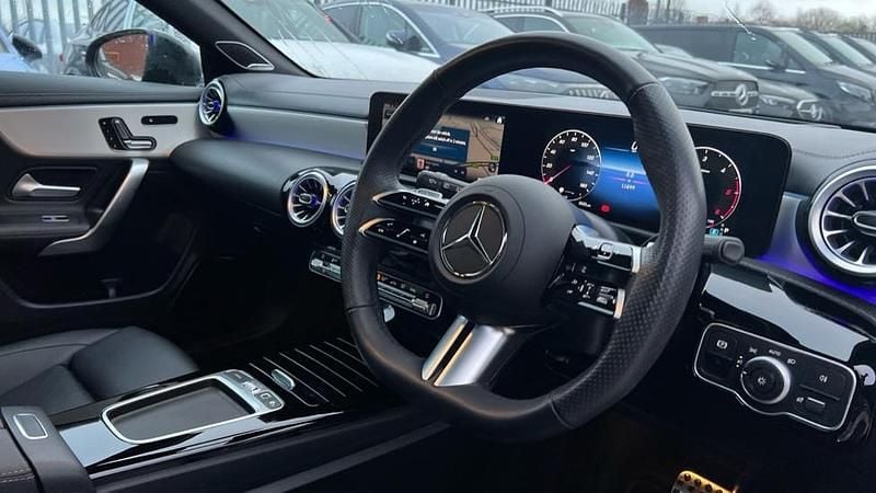 Used Mercedes CLA220 AMG Line Premium Plus 190 HP (139 kW) 2024 Mountain grey metallic Sedan