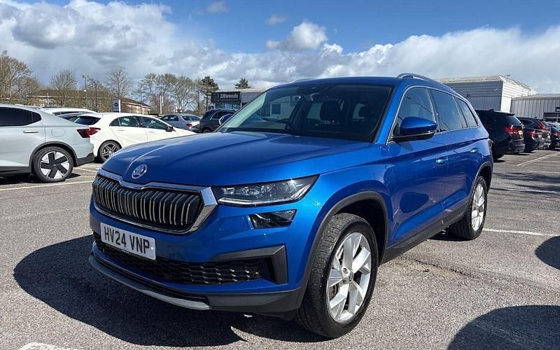 Used Skoda Kodiaq SE L Executive 150 HP (110 kW) 2024 Blue SUV