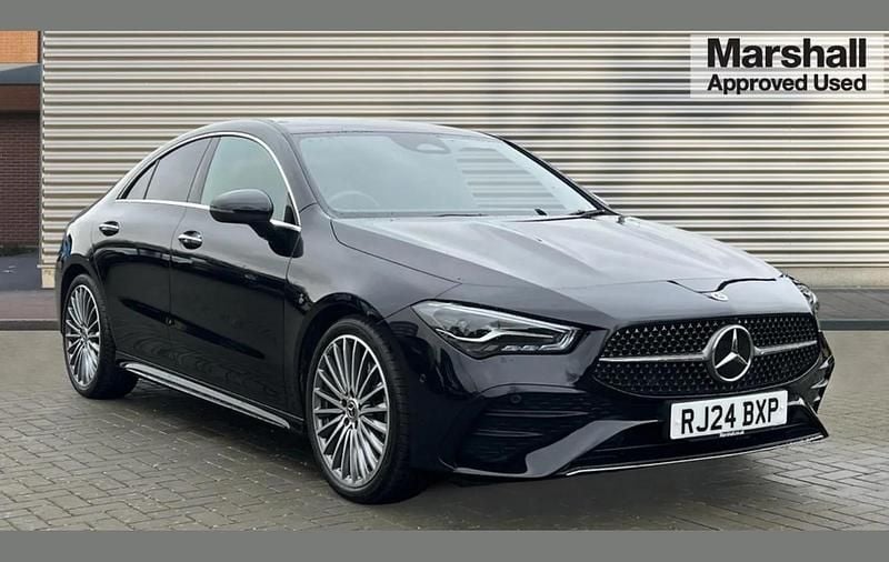 Black Used 2024 Mercedes CLA200 AMG Line Premium Coupe | £26,715 (Fair price) - Image 1/4