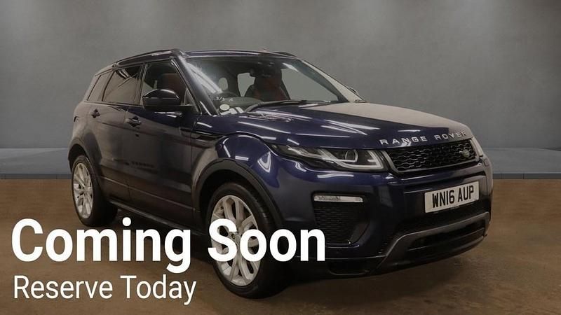 Used Land Rover Range Rover evoque HSE Dynamic 2016 Blue Estate