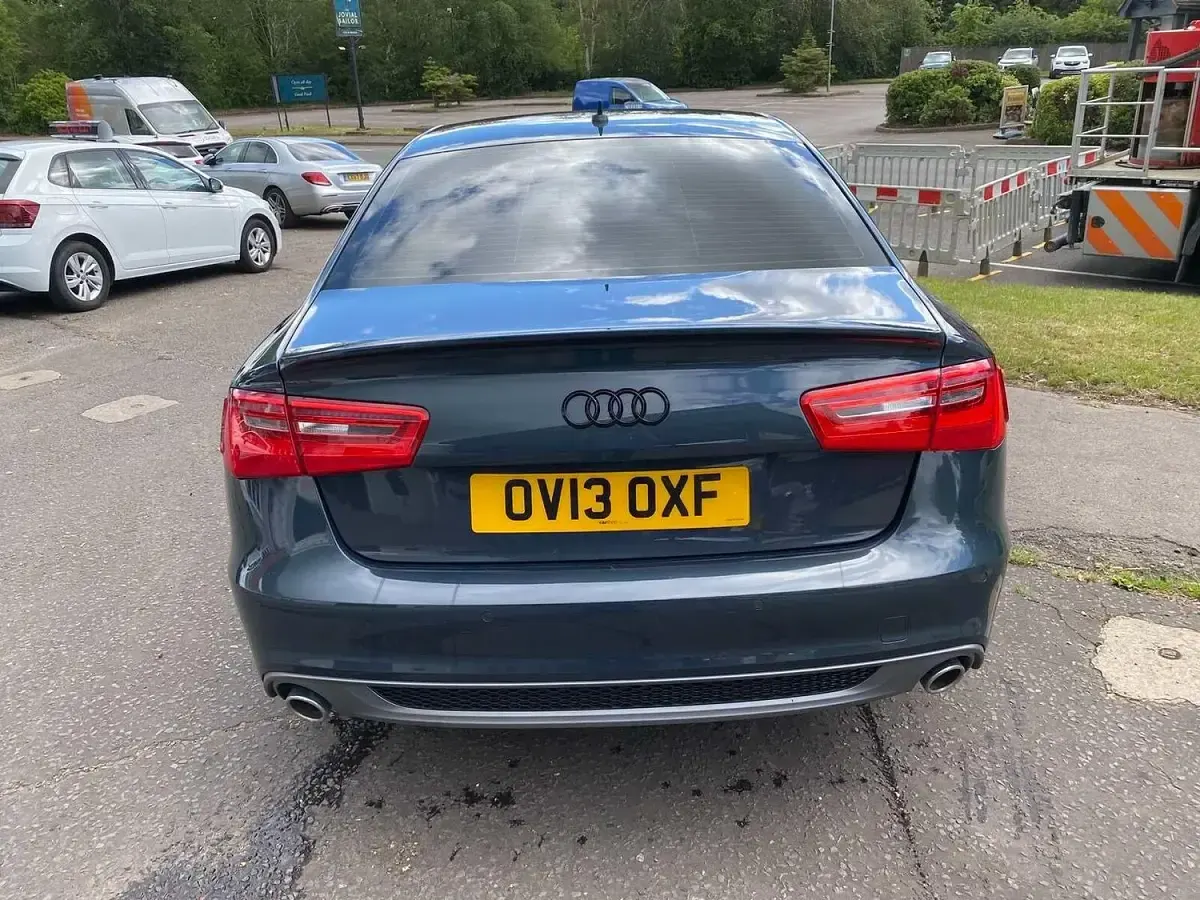 Used Audi A6 S-Line 204 HP (150 kW) 2013 Blue Sedan