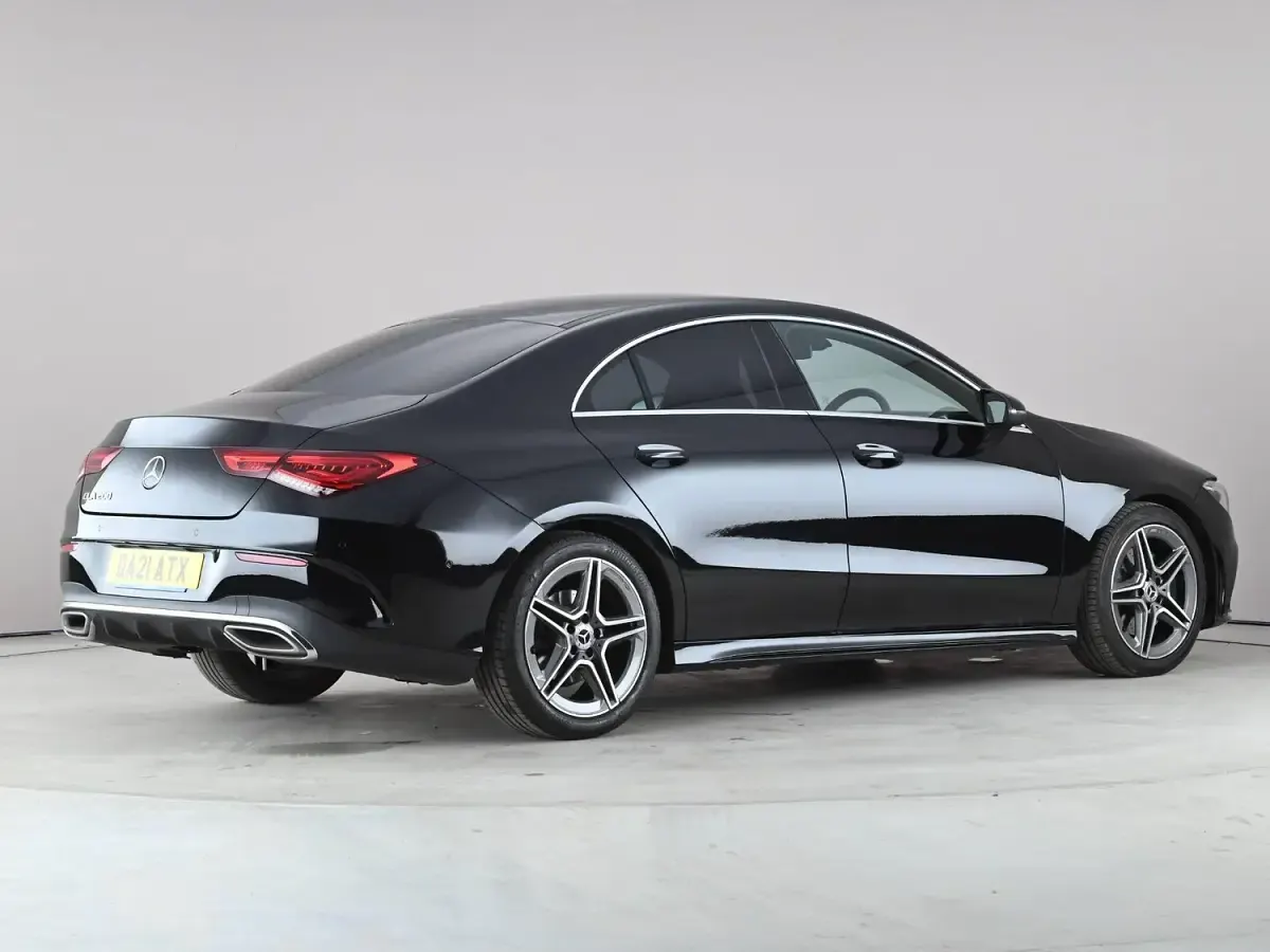 Used Mercedes CLA200 AMG line 2021 Black Coupe