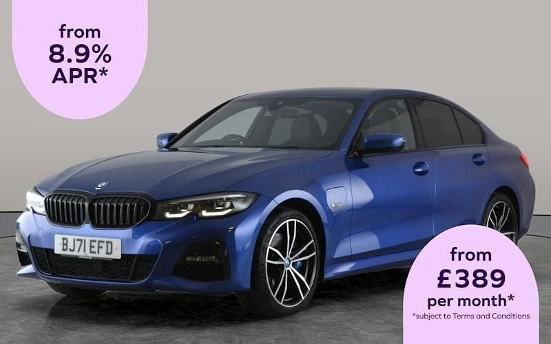 Blue Used 2021 BMW 330e M Sport Sedan | £23,147 (Fair price) - Image 1/2