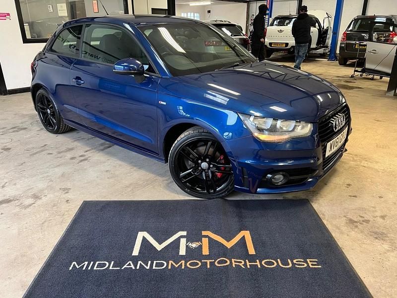 Used Audi A1 S-Line 122 HP (89 kW) 2011 Blue Hatchback