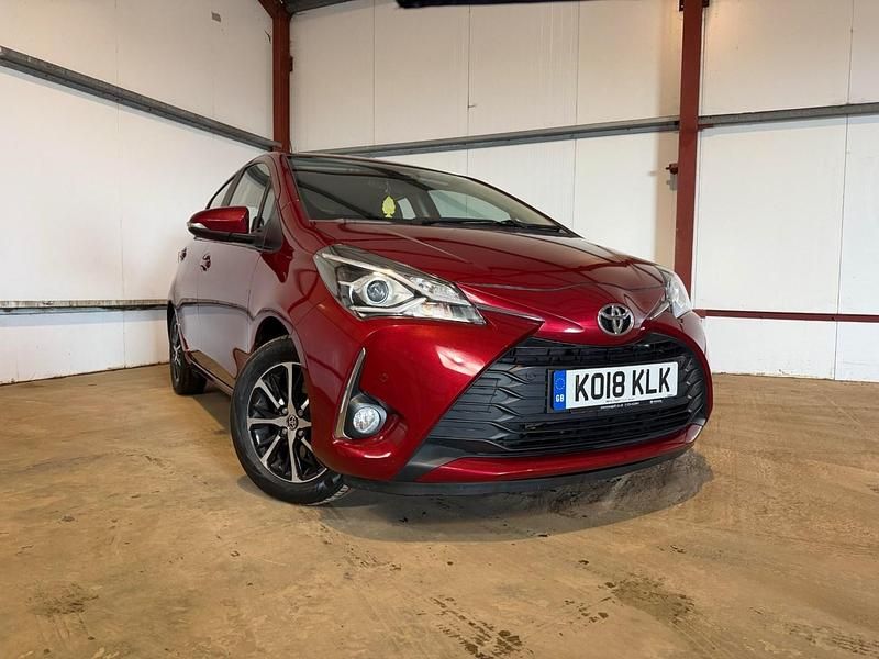 Red Used 2018 Toyota Yaris Hatchback | £9,750 (Fair price) - Image 1/4