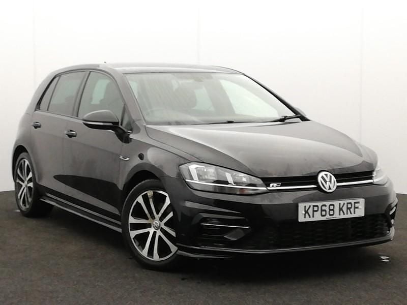 Used VW Golf VII R-line 150 HP (110 kW) 2018 Black Hatchback