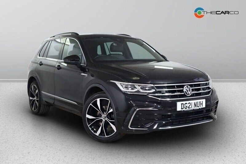Black Used 2021 VW Tiguan R-line SUV | £24,990 (Fair price) - Image 1/1