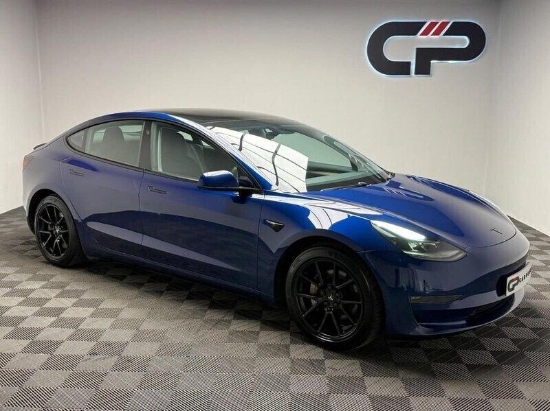Blue Used 2021 Tesla Model 3 Long Range Sedan | £16,995 (A bit pricey) - Image 1/3