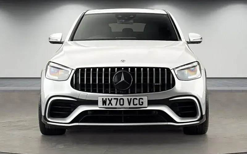 Used Mercedes GLC63 AMG Premium Plus 476 HP (350 kW) 2019 Iridium silver Coupe