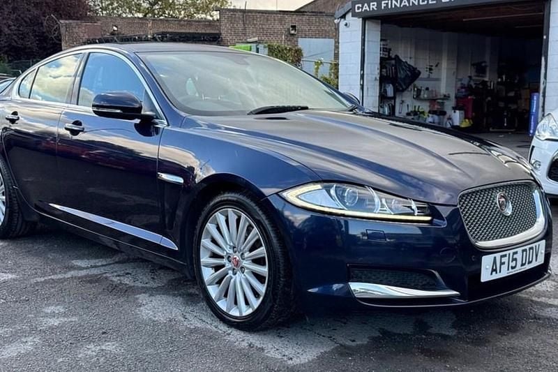 Blue Used 2015 Jaguar XF Luxury Sedan | £5,295 (Good price) - Image 1/1