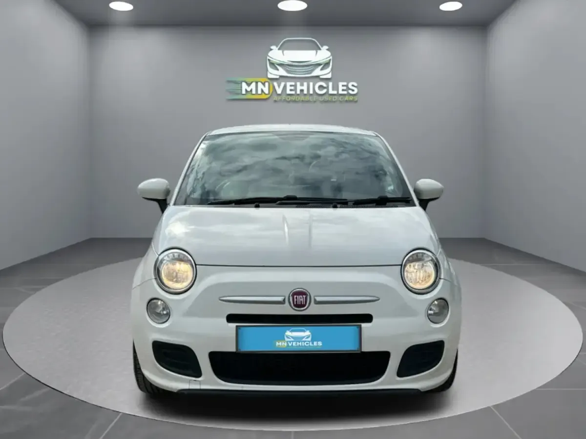 Used Fiat 500 S 69 HP (50 kW) 2014 White Hatchback