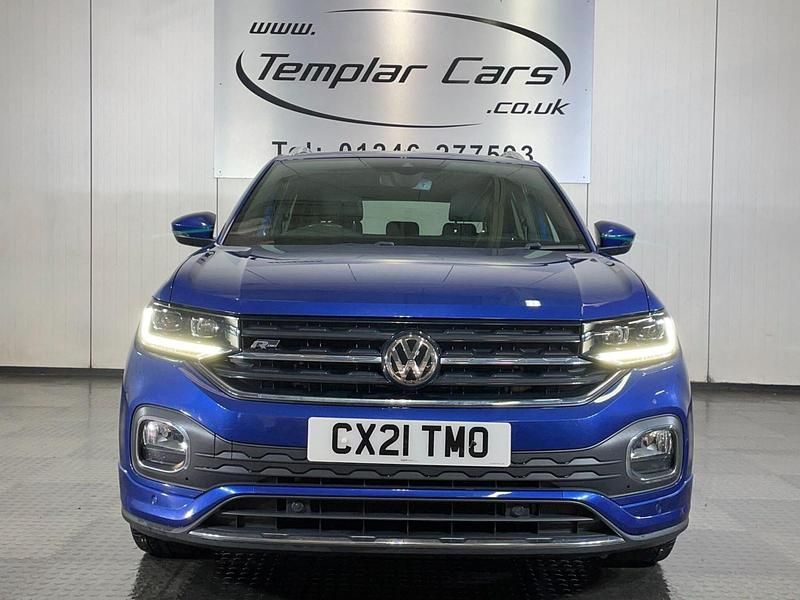 Used VW T-Cross R-line 115 HP (84 kW) 2021 Blue SUV
