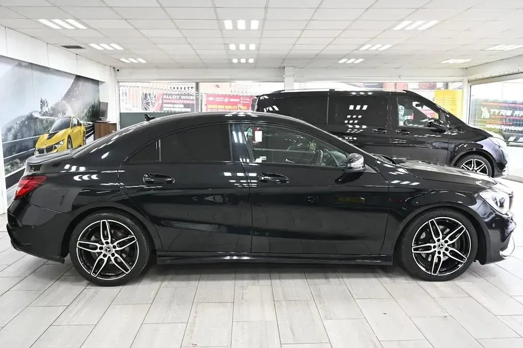 Used Mercedes CLA220 AMG line 2018 Black Coupe