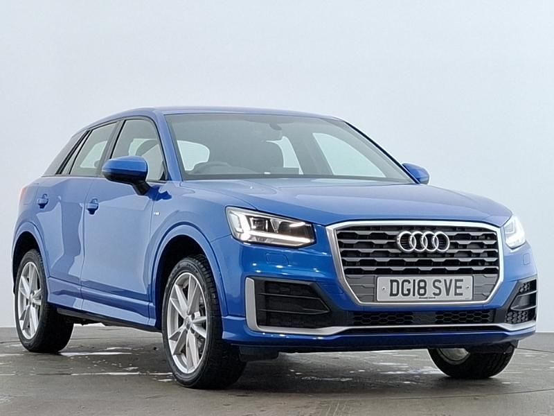 Blue Used 2018 Audi Q2 S-Line SUV | £13,698 (A bit pricey) - Image 1/4