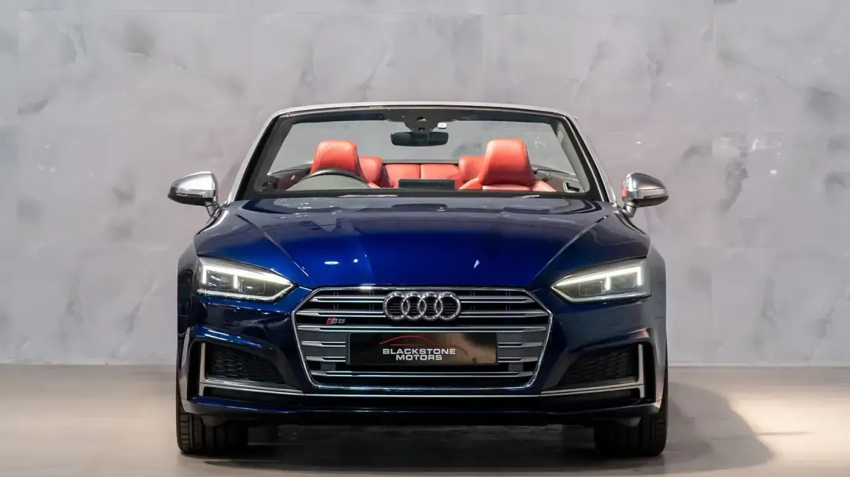 Used Audi A5 Cabriolet Comfort 354 HP (260 kW) 2017 Blue Cabriolet