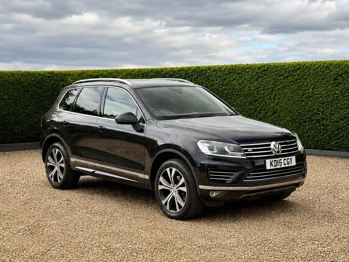 Used VW Touareg R-line 2015 Blue SUV