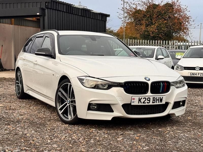 White Used 2017 BMW 320 M Sport Estate | £12,750 (Fair price) - Image 1/4