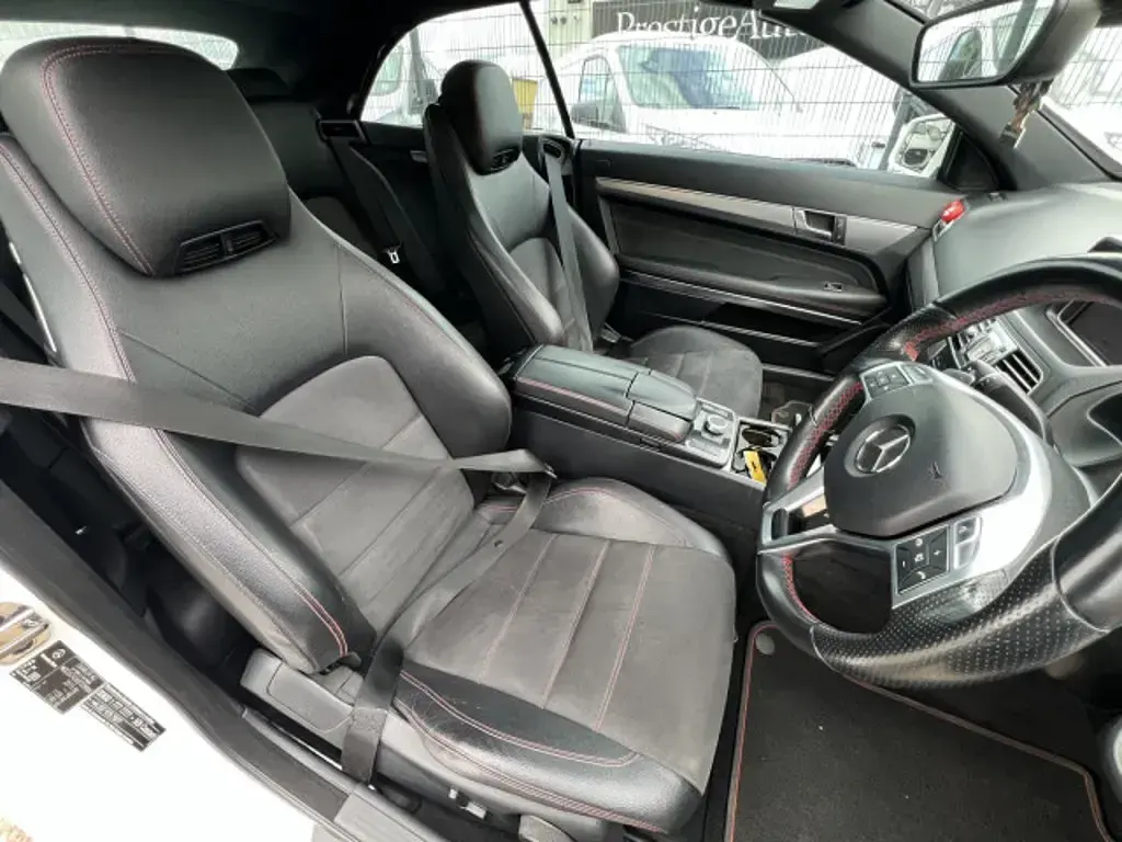Used Mercedes E350 AMG line 2016 White Cabriolet