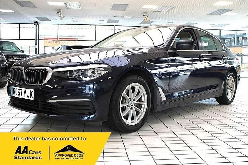 Used BMW 520 Comfort Edition 190 HP (139 kW) 2017 Blue Sedan