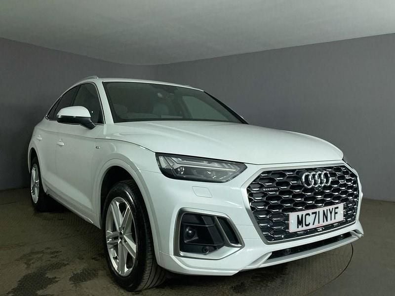Used Audi Q5 Sportback S-Line 204 HP (150 kW) 2021 White SUV