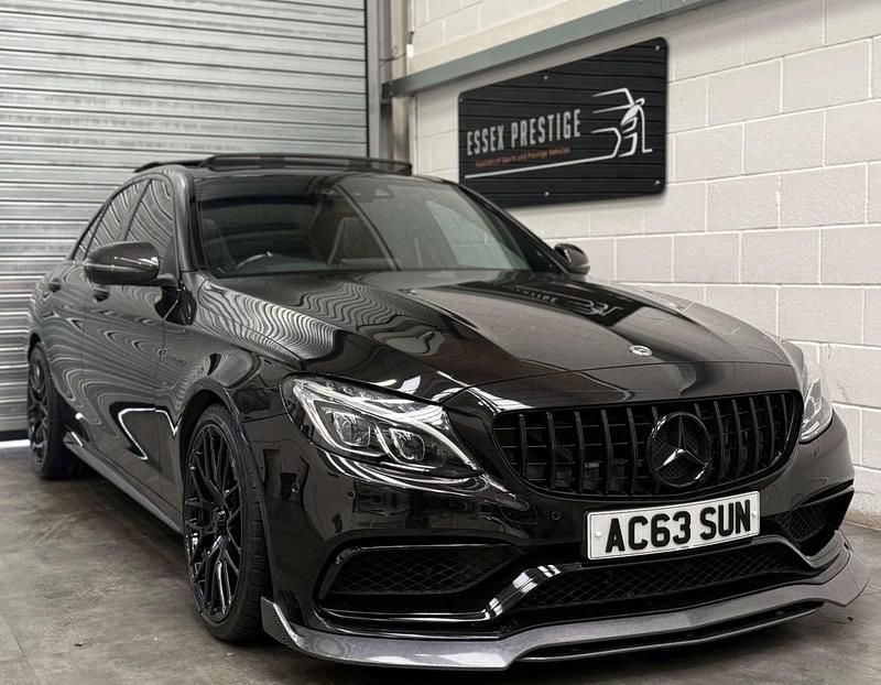 Used Mercedes C63S AMG Premium 2017 Black Sedan