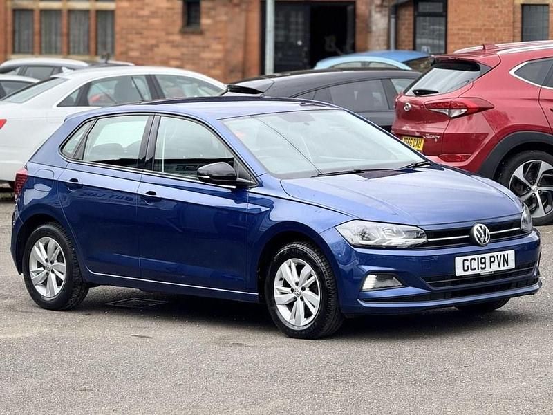 Used VW Polo SE 80 HP (58 kW) 2019 Blue Hatchback
