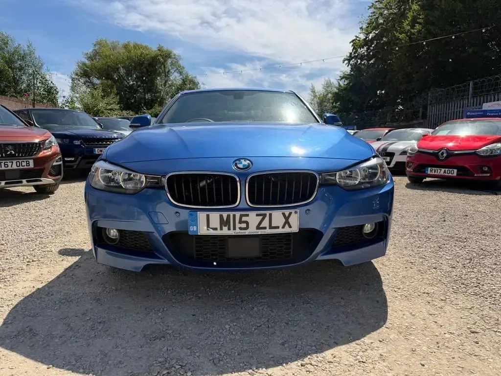 Used BMW 330 M Sport 254 HP (186 kW) 2015 Blue Sedan