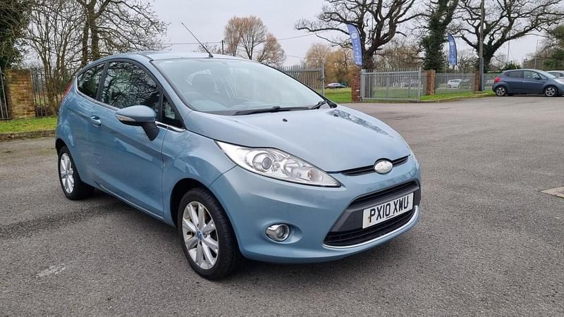 Used Ford Fiesta Zetec 2010 Blue Hatchback