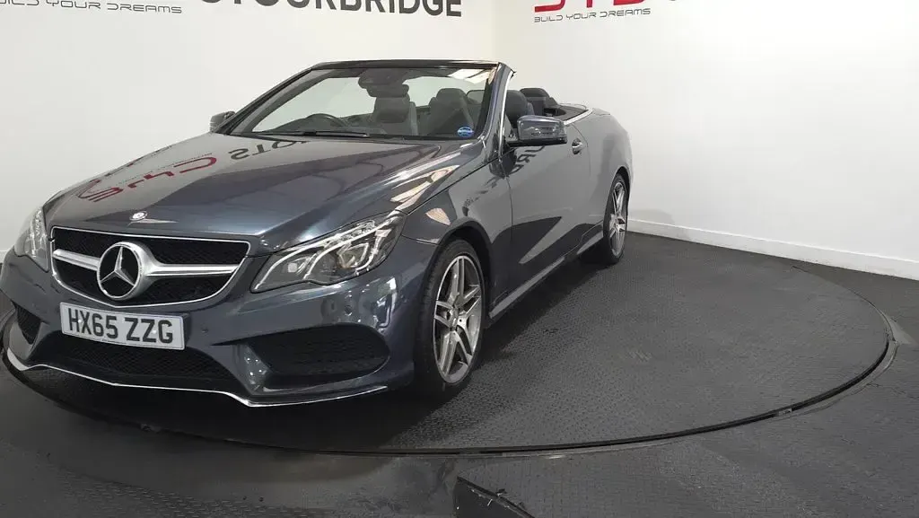 Used Mercedes E220 AMG line 2015 Grey Cabriolet