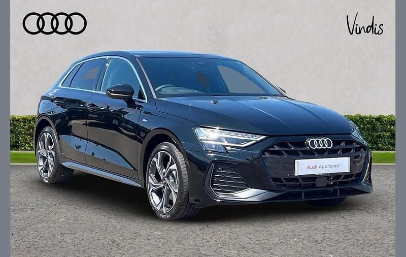 Black Used 2025 Audi A3 e-tron S-Line Hatchback | £30,520 (Expensive) - Image 1/3