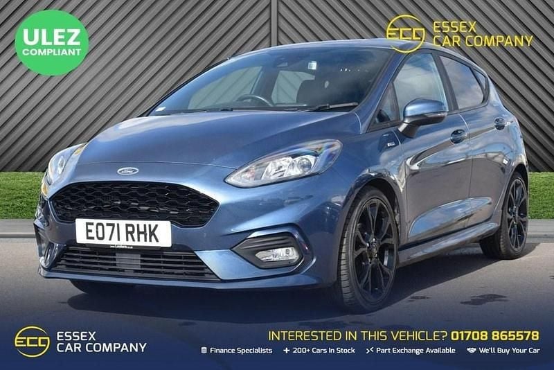 Blue Used 2021 Ford Fiesta ST-Line X Hatchback | £11,999 (Good price) - Image 1/4