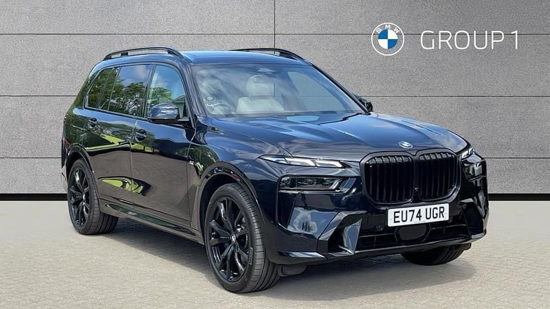 Black Used 2025 BMW X7 M Sport SUV | £77,880 (Fair price) - Image 1/4
