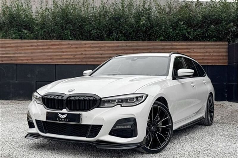 White Used 2019 BMW 320 M Sport Estate | £20,490 (A bit pricey) - Image 1/4