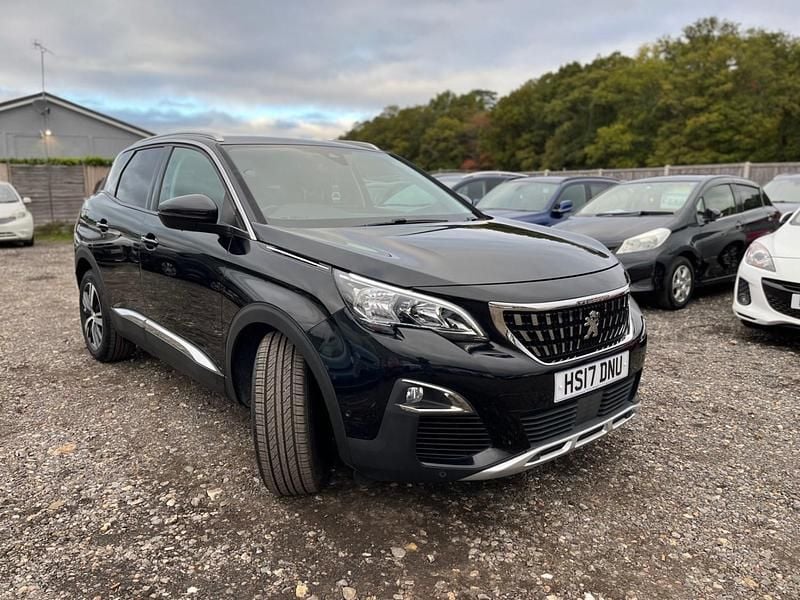 Black Used 2017 Peugeot 3008 Allure Hatchback | £8,995 (Fair price) - Image 1/4