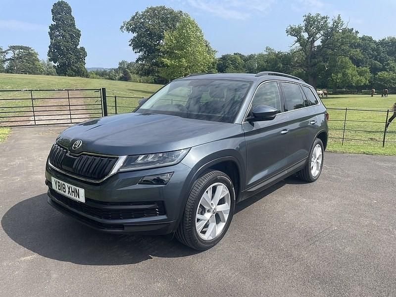 Grey Used 2018 Skoda Kodiaq SE L SUV | £13,495 (Fair price) - Image 1/4
