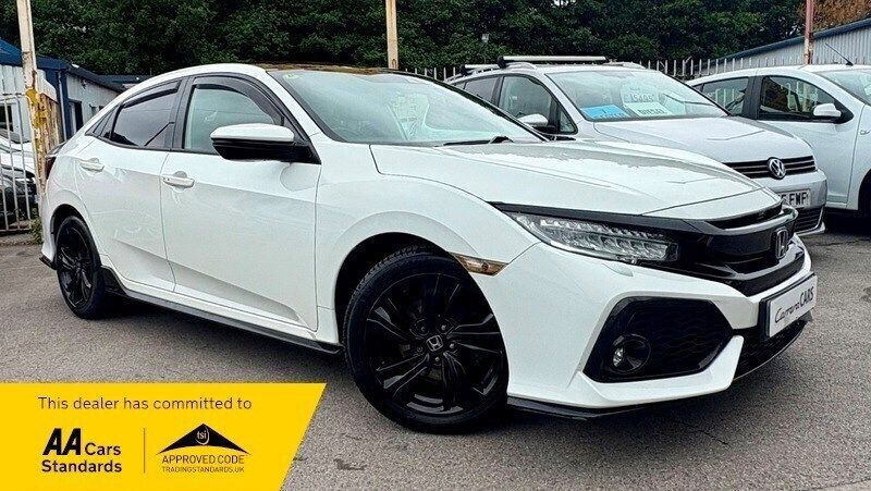White Used 2018 Honda Civic Sport Plus Hatchback | £14,995 (Fair price) - Image 1/3