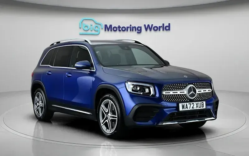 Used Mercedes GLB200 AMG line 163 HP (119 kW) 2022 Blue SUV