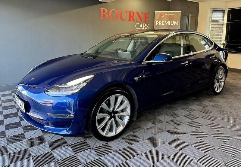 Used Tesla Model 3 254 kW (346 HP) 2020 Blue Sedan