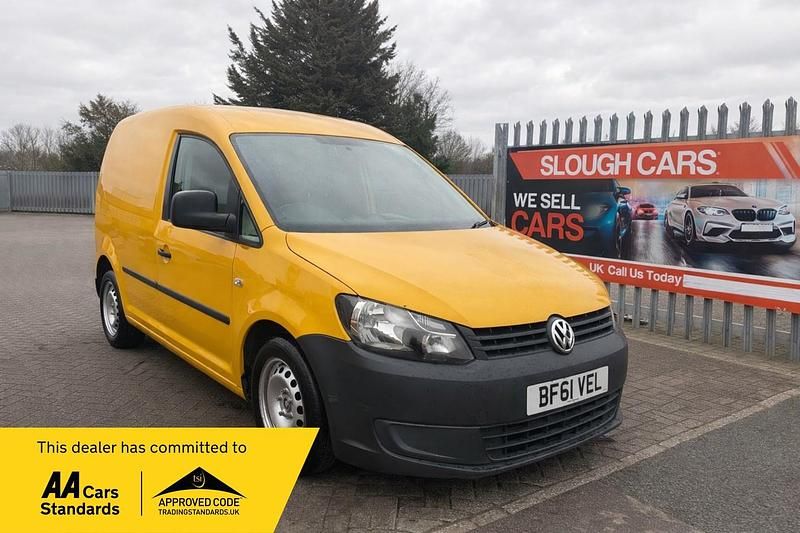 Used VW Caddy 102 HP (75 kW) 2011 Yellow MPV