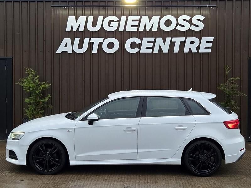 Used Audi A3 S-Line 150 HP (110 kW) 2016 White Hatchback