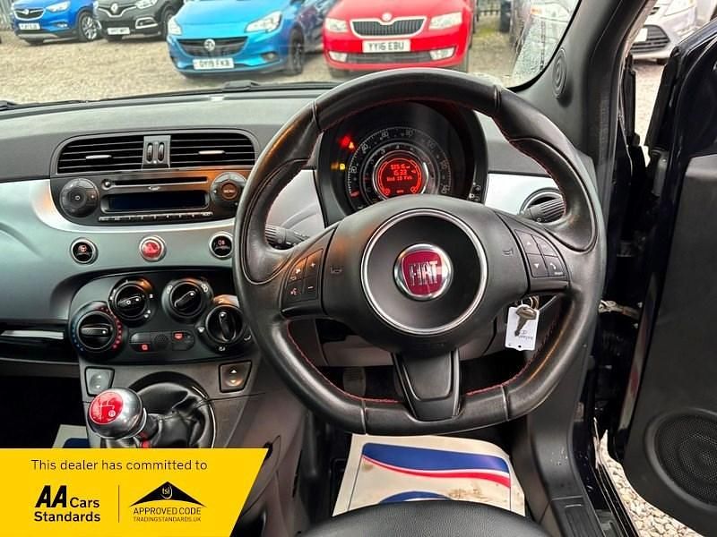 Used Fiat 500 S 69 HP (50 kW) 2013 Black Hatchback