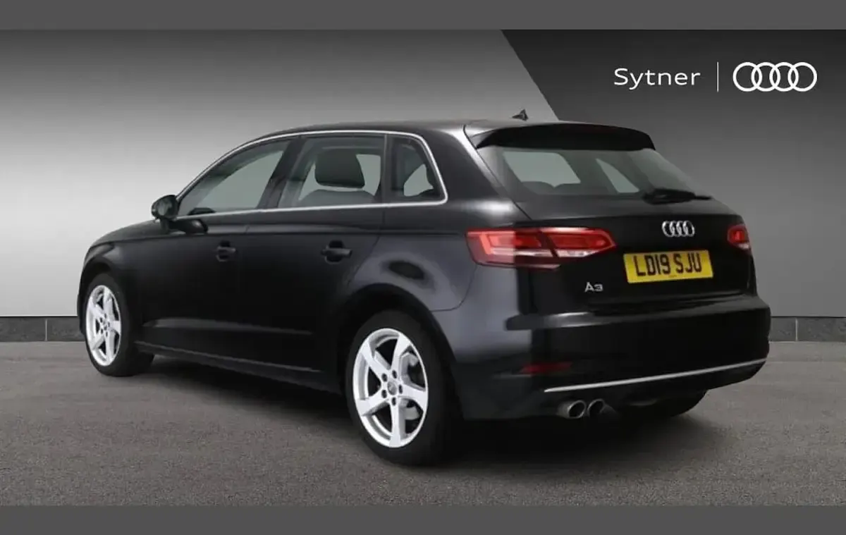 Used Audi A3 Sport 147 HP (108 kW) 2019 Black Sedan