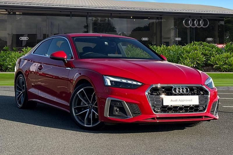 Used Audi A5 S-Line 245 HP (180 kW) 2022 Red Coupe