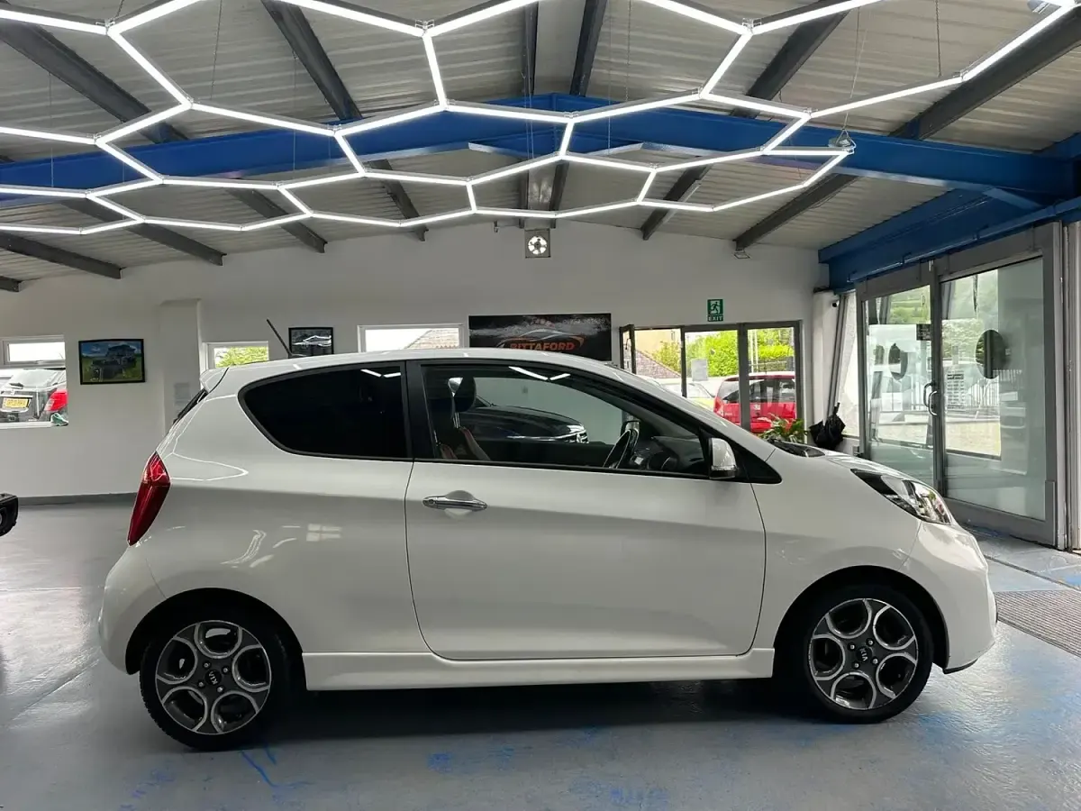 Used Kia Picanto 84 HP (61 kW) 2015 White Hatchback