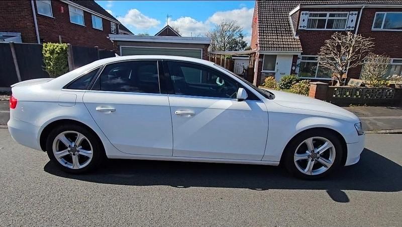 Used Audi A4 2013 White Sedan