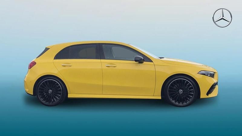 Used Mercedes A200 Exclusive 163 HP (119 kW) 2023 Yellow Hatchback
