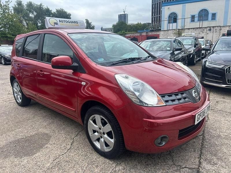 Red Used 2008 Nissan Note Acenta MPV | £1,995 (Good price) - Image 1/3